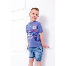 Polo shirt for a boy Wear Your Own 134 Blue (6201-001-33-v3)