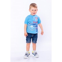 Polo shirt for a boy Wear Your Own 134 Blue (6201-001-33-v1)