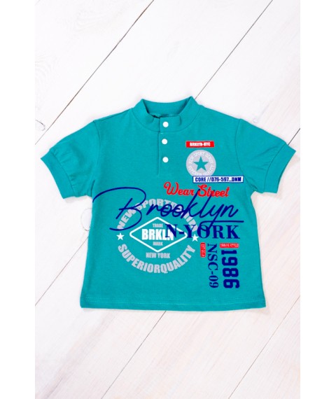 Polo shirt for a boy Wear Your Own 104 Green (6201-001-33-v21)