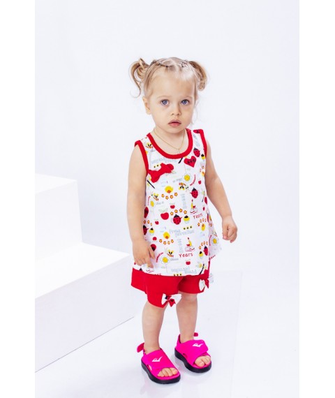 Nursery set (shirt + shorts) Wear Your Own 98 Red (6202-002-v1)