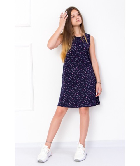 Dress for girls (teens) Wear Your Own 146 Blue (6205-002-1-v11)