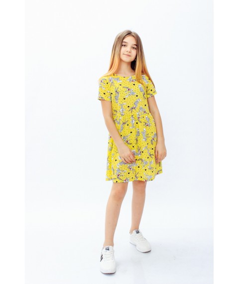Dress for a girl (teenager) Wear Your Own 152 Yellow (6258-002-v7)