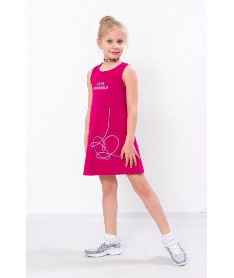 Dress for a girl Wear Your Own 116 Raspberry (6205-036-33-v16)