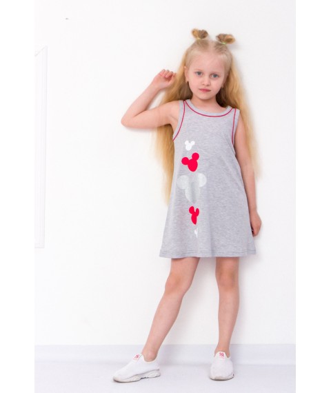 Dress for a girl Wear Your Own 110 Gray (6205-036-33-v18)