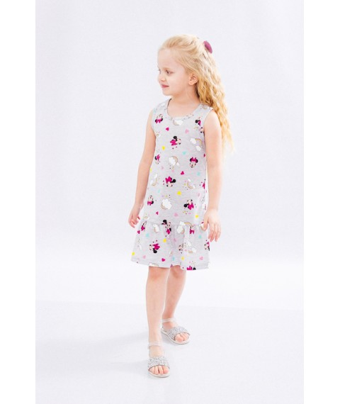 Dress for a girl "Ryusha" Wear Your Own 122 Gray (6207-002-v9)