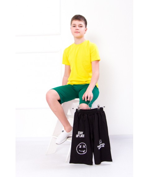 Set of breeches for a boy (adolescent (2 pcs.)) Wear Your Own 158 Green (6208-3-v0)