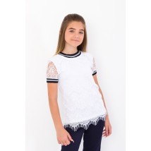 Блуза для дівчинки Носи Своє 122 Білий (6217-036-v14)