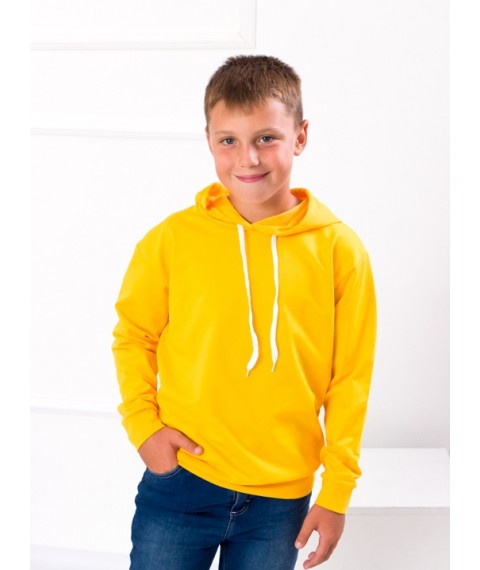 Boys' hoodie Wear Your Own 134 Yellow (6226-057-1-v1)