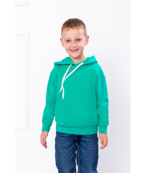 Boys' Hoodie Wear Your Own 122 Green (6226-057-4-v8)