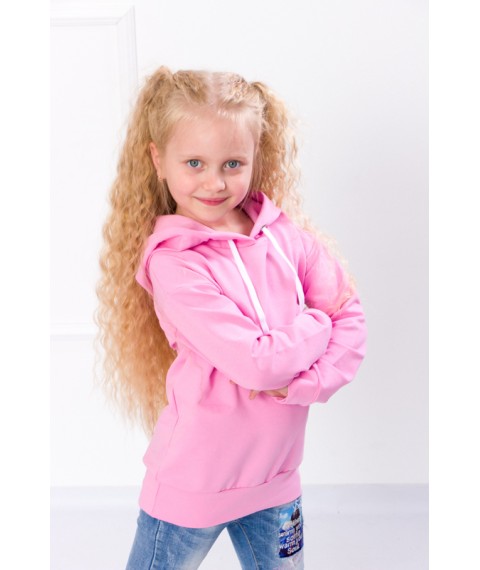 Hoodies for girls Wear Your Own 134 Pink (6226-057-5-v12)
