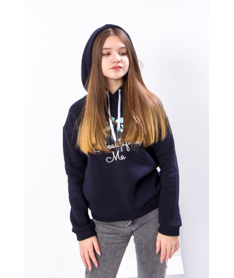 Hoodie for girls (teen) Wear Your Own 146 Blue (6230-025-33-v7)