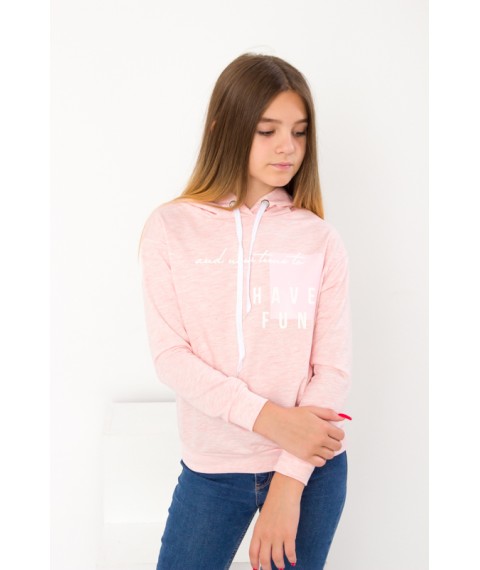 Hoodie for girls (teen) Wear Your Own 128 Pink (6230-057-33-v43)