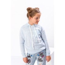 Hoodie for girls (teen) Wear Your Own 158 Blue (6230-057-33-v6)