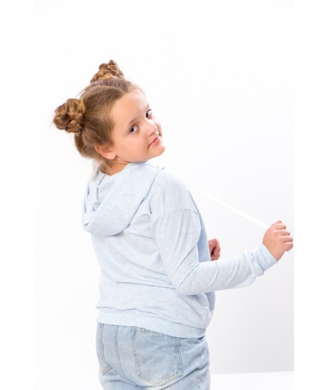 Hoodie for girls (teen) Wear Your Own 152 Blue (6230-057-33-v14)