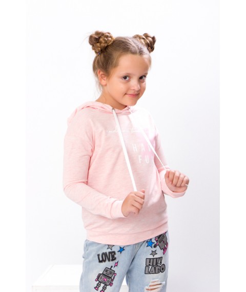 Hoodie for girls (teen) Wear Your Own 152 Pink (6230-057-33-v13)