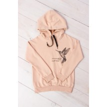 Hoodie for girls (teen) Wear Your Own 134 Brown (6230-057-33-v29)