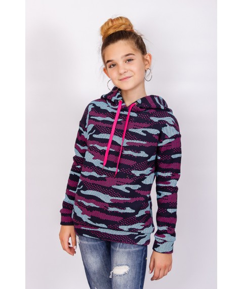 Hoodie for girls (teen) Wear Your Own 122 Pink (6230-058-v18)