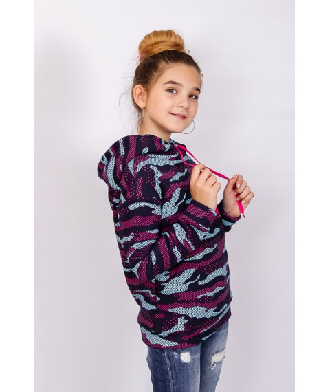 Hoodie for girls (teen) Wear Your Own 122 Pink (6230-058-v18)