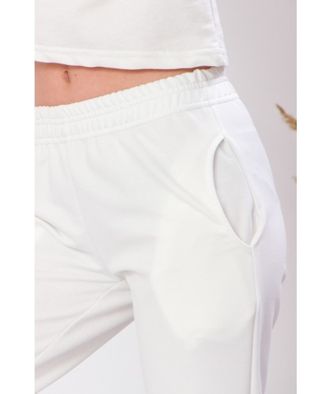 Pants for girls (teens) Wear Your Own 134 White (6231-057-v4)
