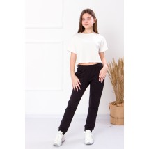 Pants for girls (teens) Wear Your Own 158 Black (6231-057-v30)