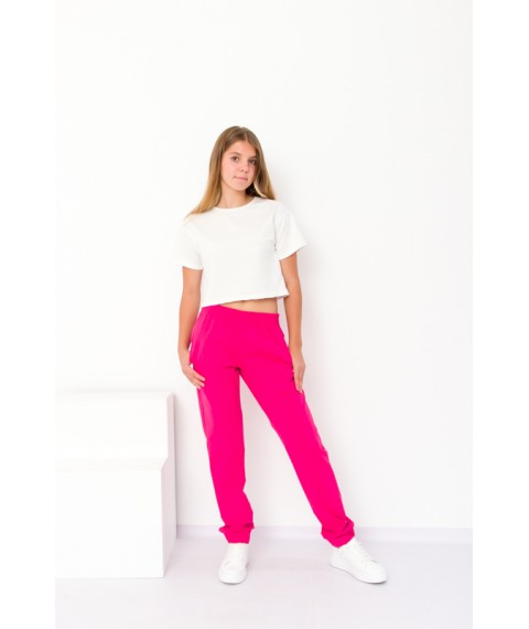 Pants for girls (teens) Wear Your Own 152 Pink (6231-057-v18)