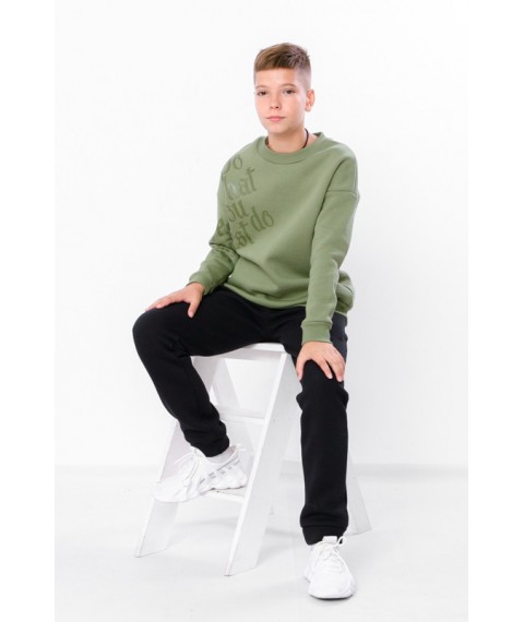 Теплі штани для хлопчика (підліткові) Носи Своє 122 Чорний (6232-025-v31)