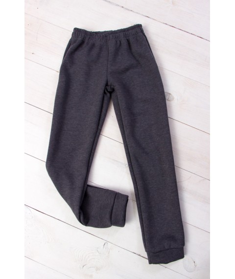 Warm pants for boys (teenagers) Wear Your Own 164 Gray (6232-025-v3)