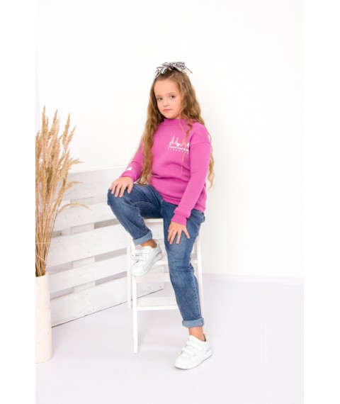 Sweatshirt for girls (teen) Wear Your Own 128 Pink (6234-025-33-v15)