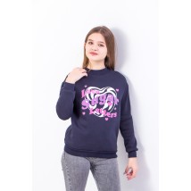 Sweatshirt for girls (teens) Wear Your Own 134 Blue (6234-025-33-v6)