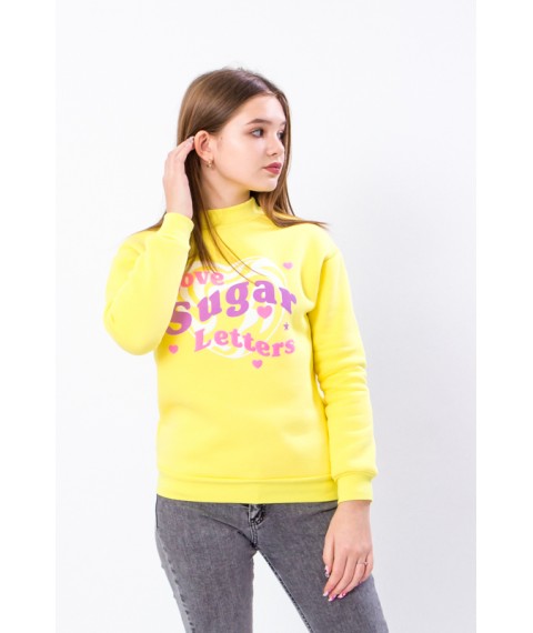 Sweatshirt for girls (teen) Wear Your Own 164 Yellow (6234-025-33-v43)
