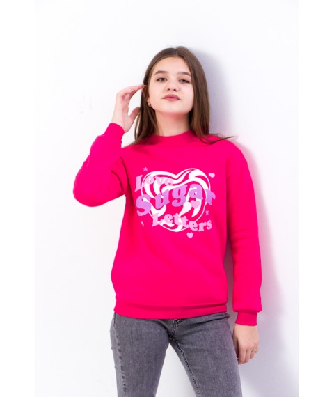 Sweatshirt for girls (teens) Wear Your Own 170 Pink (6234-025-33-v48)