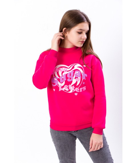 Sweatshirt for girls (teens) Wear Your Own 158 Pink (6234-025-33-O-1)