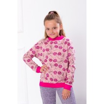 Sweatshirt for girls Wear Your Own 128 Pink (6234-055-v17)