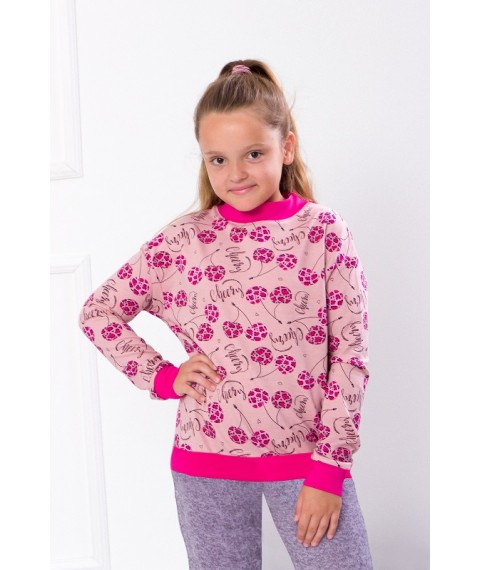 Sweatshirt for girls Wear Your Own 128 Pink (6234-055-v17)