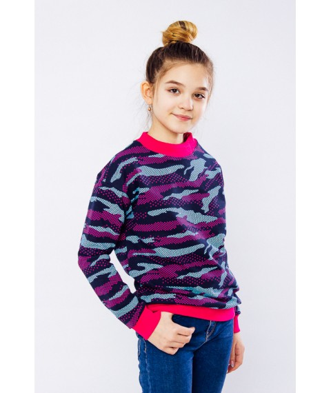 Sweatshirt for girls Wear Your Own 140 Pink (6234-055-v10)