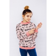 Sweatshirt for girls Wear Your Own 122 Pink (6234-055-v20)