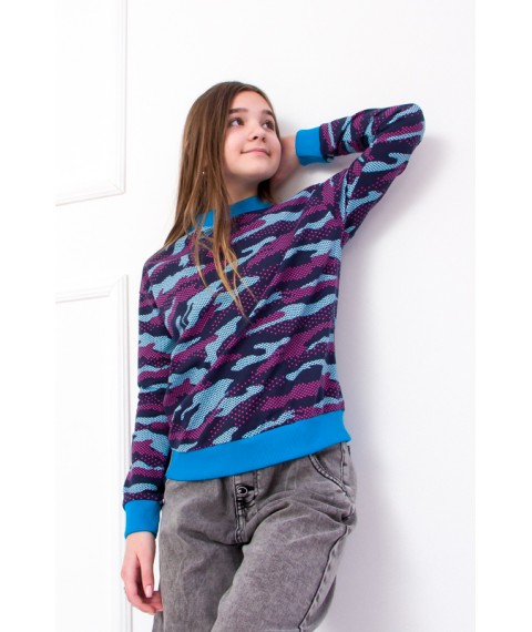Sweatshirt for girls Wear Your Own 146 Blue (6234-055-v6)