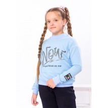 Sweatshirt for girls Wear Your Own 164 Blue (6234-057-33-v3)