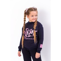 Sweatshirt for girls Wear Your Own 134 Blue (6234-057-33-v7)