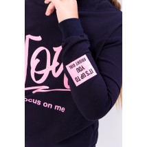 Sweatshirt for girls Wear Your Own 164 Blue (6234-057-33-v4)