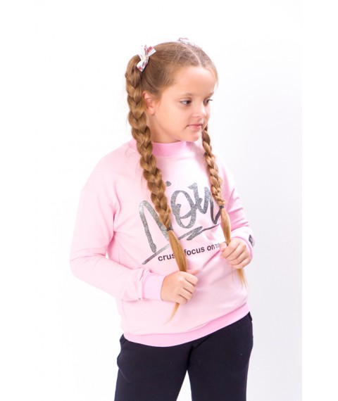 Sweatshirt for girls Wear Your Own 140 Pink (6234-057-33-v24)