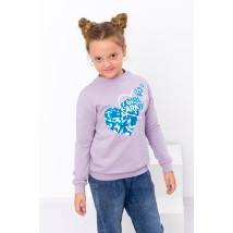 Sweatshirt for girls Wear Your Own 122 Violet (6234-057-33-v19)
