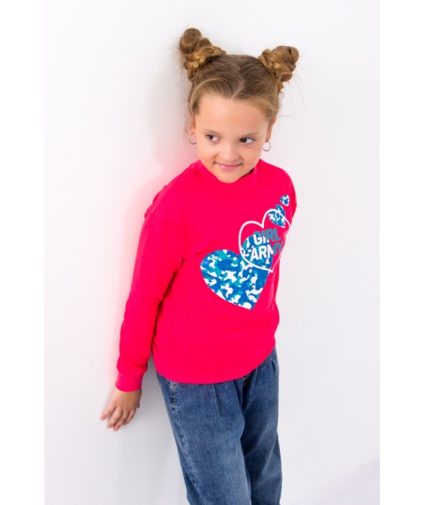 Sweatshirt for girls Wear Your Own 122 Pink (6234-057-33-v17)