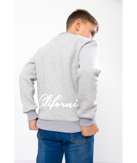 Sweatshirt for a boy (adolescent) Wear Your Own 134 Gray (6235-025-33-v32)