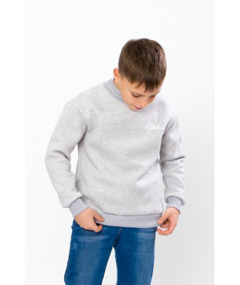 Sweatshirt for a boy (adolescent) Wear Your Own 140 Gray (6235-025-33-v28)