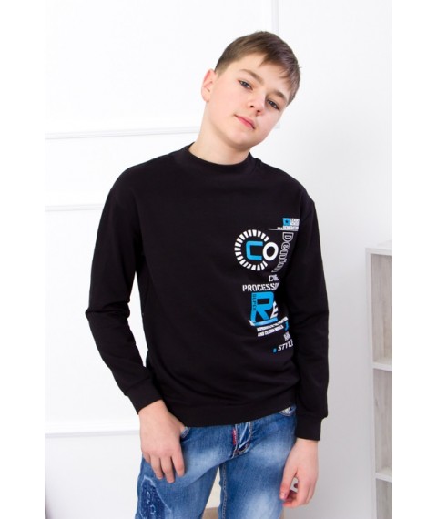 Sweatshirt for a boy Wear Your Own 158 Black (6235-057-33-v27)