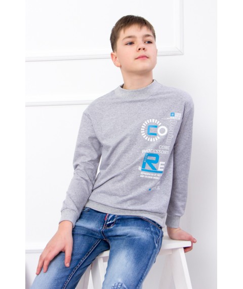 Sweatshirt for a boy Wear Your Own 152 Gray (6235-057-33-v43)