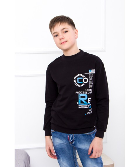 Sweatshirt for a boy Wear Your Own 128 Black (6235-057-33-v8)