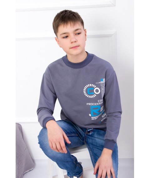 Sweatshirt for a boy Wear Your Own 134 Gray (6235-057-33-v2)