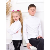 Turtleneck for children (teenagers) Wear Your Own 134 White (6236-038-v4)